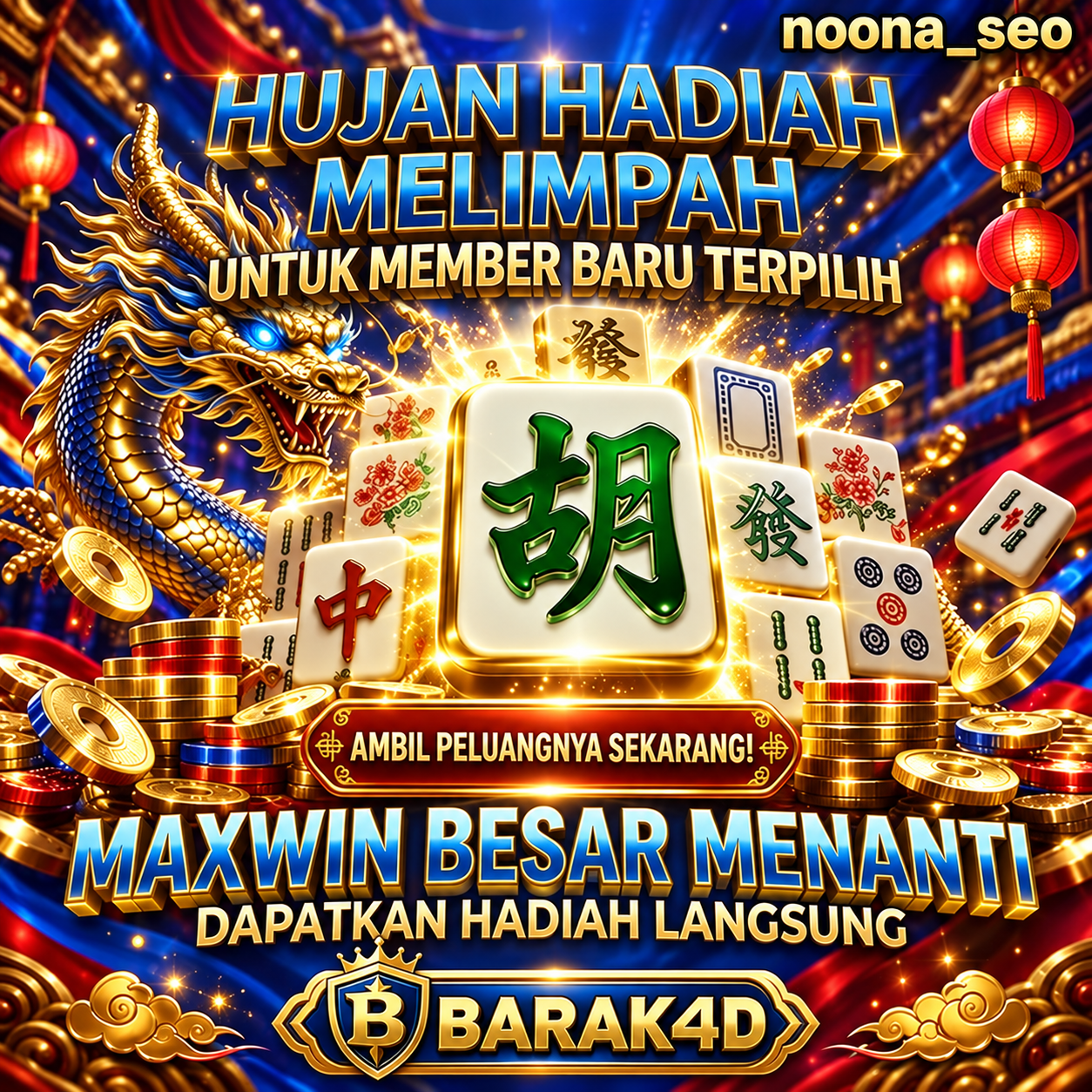 Tampilan utama aplikasi BARAK4D dengan akses permainan digital